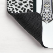 Tierdruck-u. diamante de mousepad (Ecke)