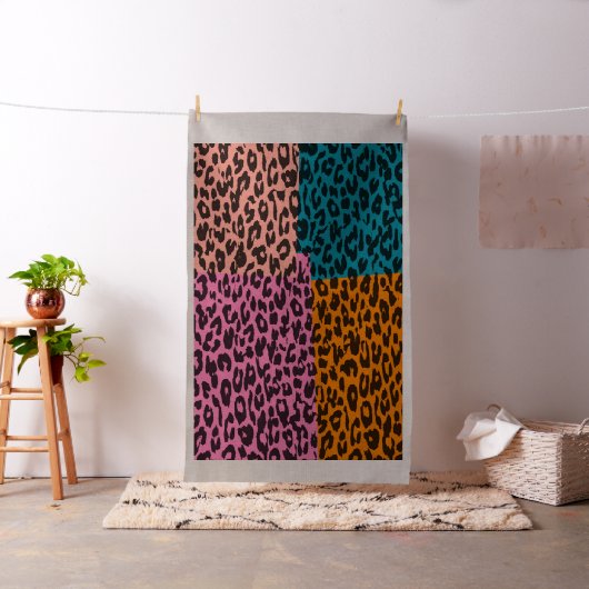 Tierdruck von Leopard #35 Stoff (Beispiel)