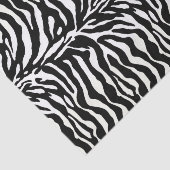Tierdruck, Zebra in Schwarz und Weiß Seidenpapier (Ausschnitt)