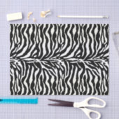 Tierdruck, Zebra in Schwarz und Weiß Seidenpapier (Handwerk)