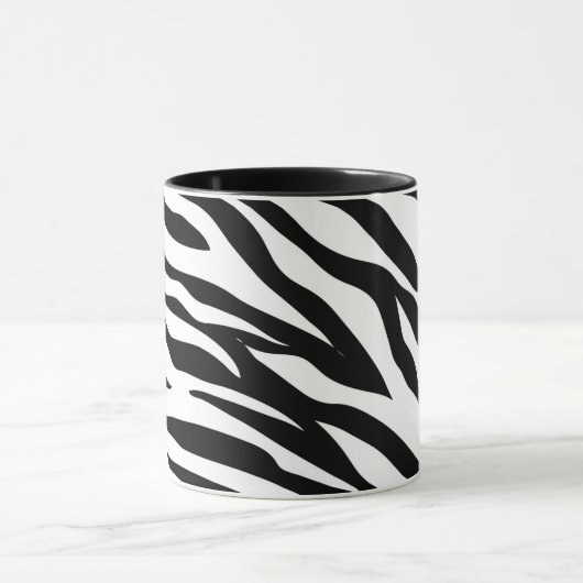 Tierdruck - Zebra Tasse (Zentrum)