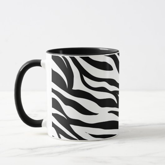 Tierdruck - Zebra Tasse (Links)