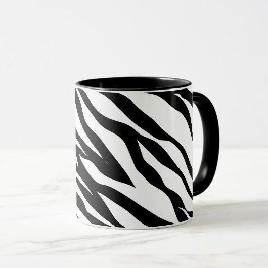 Tierdruck - Zebra Tasse (VorderseiteRechts)