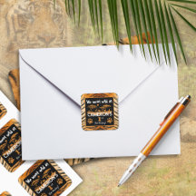 Tierdruckaufkleber Tiger Geburtstag