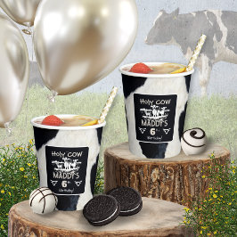 Tierdrucke Birthday Paper Cup Holly Cow Pappbecher