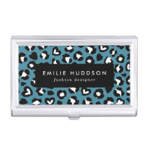 Tierdrucke, Blauer Leopard, Geparden, Herz