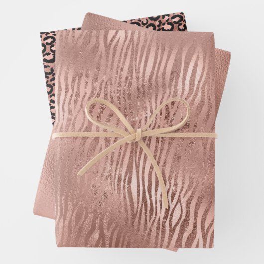 Tierdrucke Geschenkpapier Set (Beispiel)