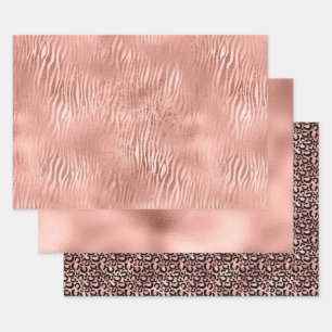 Tierdrucke Geschenkpapier Set