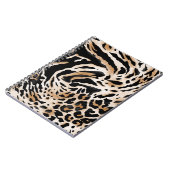 Tierdrucke: Leopard Zebra Tiger Notizblock (Linke Seite)
