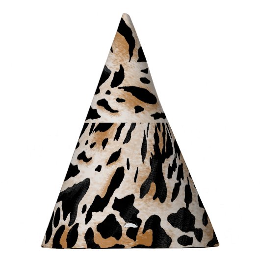 Tierdrucke: Leopard Zebra Tiger Partyhütchen (Rechts)