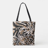 Tierdrucke: Leopard Zebra Tiger Tasche (Rückseite)