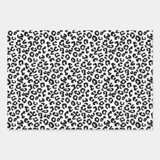 Tierdrucke, Tiger, Giraffe und Geparden Geschenkpapier Set (Vorderseite 3)