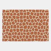 Tierdrucke, Tiger, Giraffe und Geparden  Geschenkpapier Set (Vorderseite 2)