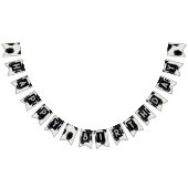 Tierdruckkuh Black Birthday Bunting Banner (Alle)