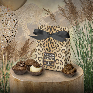 Tierdruckleopard Geburtstagsfavorit Box Geschenkschachtel