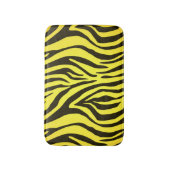 Tierdruckmuster des gelben Zebra Badematte (Vorderseite Vertikal)