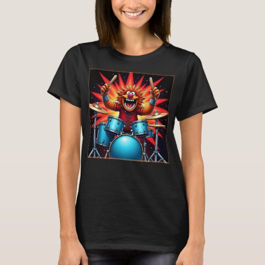TIERDRUMMER DIE MUPPETS ZEIGEN T-Shirt (Vorderseite)