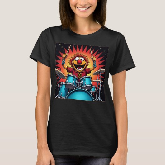 TIERDRUMMER DIE MUPPETS ZEIGEN T-Shirt (Vorderseite)
