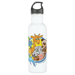 Tiere 2 alle zusammen - meine Freiheitsflasche Trinkflasche