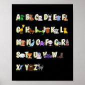Tiere Alphabet Poster (Vorne)