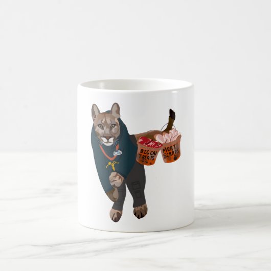 Tiere als Zookeepers Kaffeetasse (Mittel)