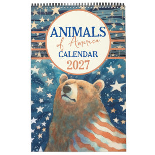 Tiere Amerikas 2026 Kalender