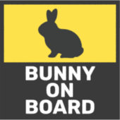 Tiere an Bord Aufkleber (Vorderseite)