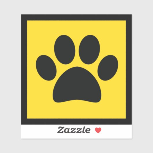 Tiere an Bord Aufkleber (Blatt)