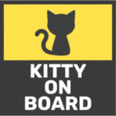 Tiere an Bord Aufkleber (Vorderseite)