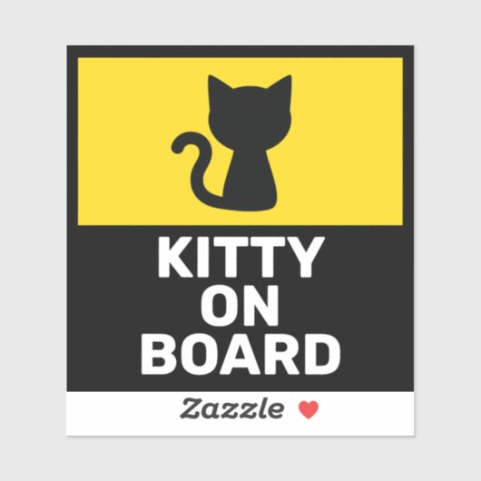 Tiere an Bord Aufkleber (Blatt)