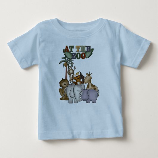Tiere an den Zoo-T-Shirts und den Geschenken Baby T-shirt (Vorderseite)