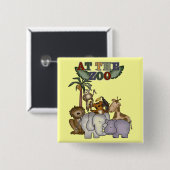 Tiere an den Zoo-T-Shirts und den Geschenken Button (Vorne & Hinten)
