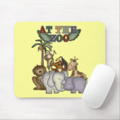 Tiere an den Zoo-T-Shirts und den Geschenken Mousepad (Mit Mouse)