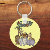 Tiere an den Zoo-T-Shirts und den Geschenken Schlüsselanhänger (Vorderseite)