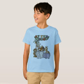 Tiere an den Zoo-T-Shirts und den Geschenken T-Shirt (Vorne ganz)