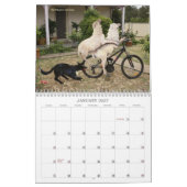 Tiere auf Fahrrädern 2011 Kalender Elefant (Jan 2027)