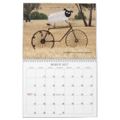 Tiere auf Fahrrädern 2011 Kalender Elefant (Mär 2027)