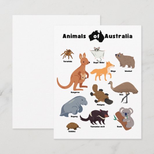 Tiere aus Australien Aussie Wildlife (Vorne/Hinten)