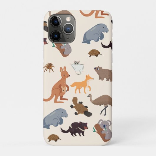 Tiere aus Australien Aussie Wildlife Case-Mate iPhone Hülle (Rückseite)