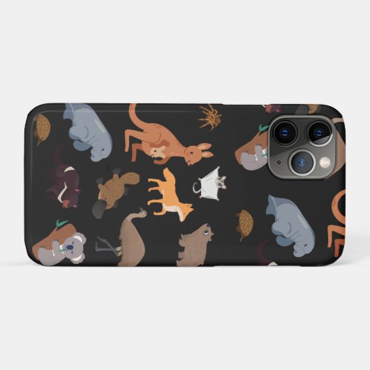 Tiere aus Australien Aussie Wildlife Case-Mate iPhone Hülle (Rückseite (Horizontal))