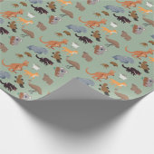 Tiere aus Australien Aussie Wildlife Geschenkpapier (Ecke)