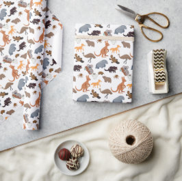 Tiere aus Australien Aussie Wildlife Geschenkpapier