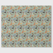 Tiere aus Australien Aussie Wildlife Geschenkpapier (Flach)