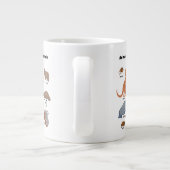 Tiere aus Australien Aussie Wildlife Jumbo-Tasse (Rückseite)