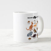 Tiere aus Australien Aussie Wildlife Jumbo-Tasse (Vorderseite Rechts)