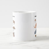 Tiere aus Australien Aussie Wildlife Jumbo-Tasse (Vorderseite)