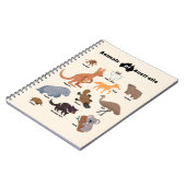 Tiere aus Australien Aussie Wildlife Notizblock (Linke Seite)