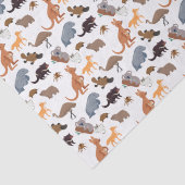 Tiere aus Australien Aussie Wildlife Seidenpapier (Detail)