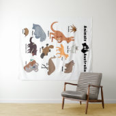Tiere aus Australien Aussie Wildlife Wandteppich (Beispiel (Horizontal))