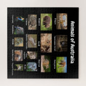 Tiere aus Australien Jigsaw Puzzle (Horizontal)